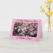 Belle, belle-mère, carte de fête des mères (Fleur jaune)