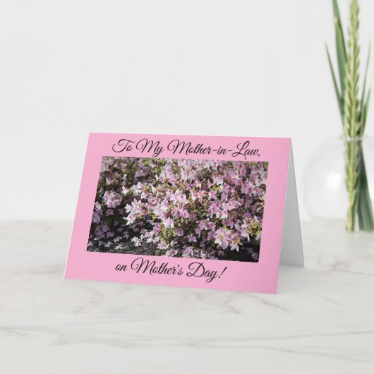 Belle, belle-mère, carte de fête des mères (Devant)