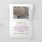 Belle, belle-mère, carte de fête des mères (Intérieur)