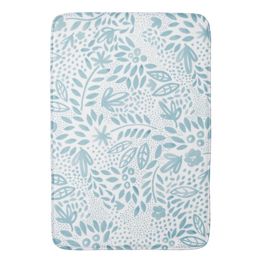 Belle Blue Bath Mat (Voorkant Verticaal)