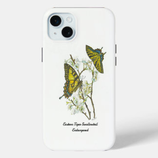 Belle boîte de téléphone Papillon peinte à la main