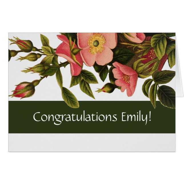 Belle Botanique rose Rose vintage (Devant horizontal)