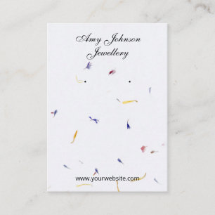 Belle Boucles d'oreilles en papier fleuri Cartes d