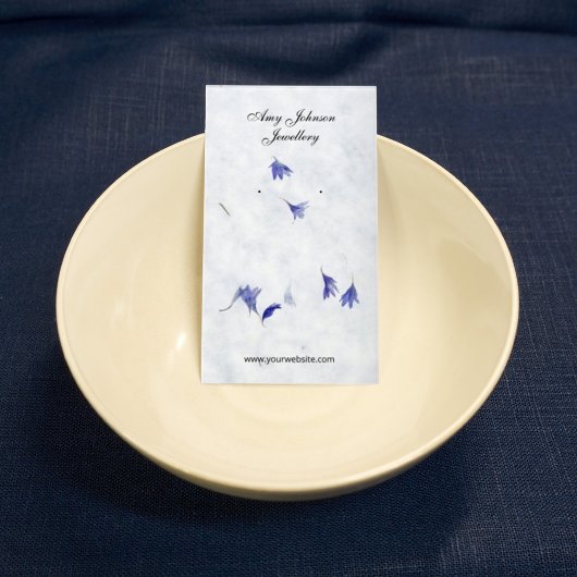 Belle Boucles d'oreilles en papier floral Cartes d