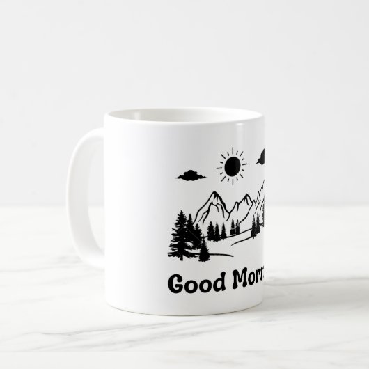 Belle Boug Matin - Mug D'Esprit, Mug Motivationnel (Devant gauche)