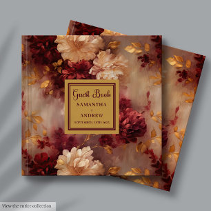 Belle Bourgogne Blush Gold Mariage Livre d'or Cade