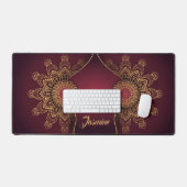 Belle Bourgogne Personnalisée Mandala (Clavier et souris)