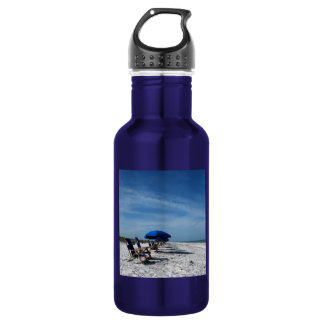 Belle Bouteille de Plage Bleue