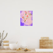 Belle brosse à poster de fleurs (Cuisine)