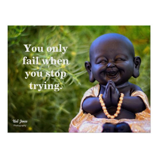 Belle Budha Inspirationnelle affiche (Devant)