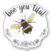 Belle Bumblebee Sticker (Devant)