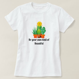 Belle Cactus Succulent Jardin Femme T-shirt