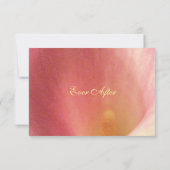 Belle Calla Lily Mariage RSVP Police Jaune (Dos)