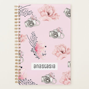 Belle Caméra Florale Rose clair