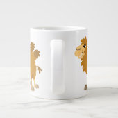 Belle caricature Camel à deux branches Jumbo Mug (Dos)