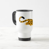 Belle caricature Facétieuse Leopard Commuter Mug (Devant gauche)