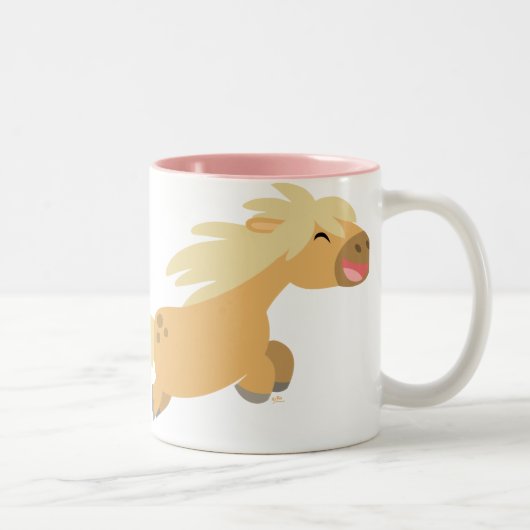 Belle caricature Palomino Pony Mug (Droit)