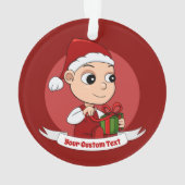 Belle Caricature pour bébé de Noël (dos)