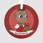 Belle Caricature pour bébé de Noël (dos)