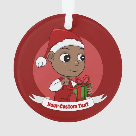 Belle Caricature pour bébé de Noël (dos)