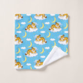 Belle caricature tigre endormi (Gant de toilette)