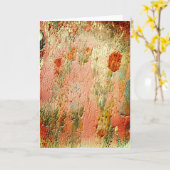 Belle carte abstraite pour l'amitié (Fleur jaune)