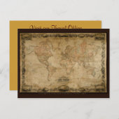 Belle carte artistique Cadeau éducatif (Devant / Derrière)