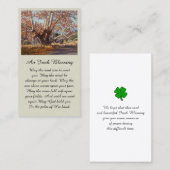 Belle carte commémorative de portrait d'arbre Symp (Devant / Derrière)