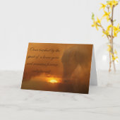 Belle carte commémorative du cheval (Fleur jaune)