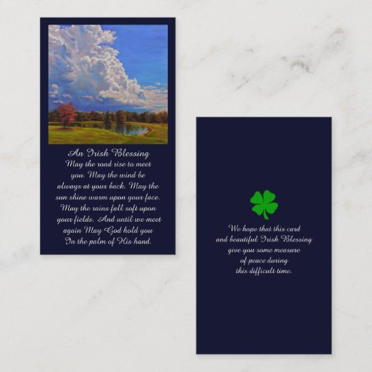 Belle carte commémorative du lac (Devant / Derrière)