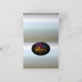 Belle carte couleur marguerite (Intérieur)