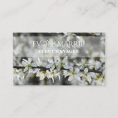 Belle carte d'affaires fleurie (Devant)