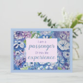 Belle carte d'affirmation de pratique spirituelle (Debout devant)