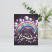 Belle carte d'anniversaire (Debout devant)