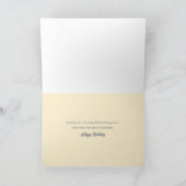 Belle carte d'anniversaire aux fleurs (Intérieur)