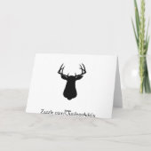 Belle carte d'anniversaire de cerfs (Dos)