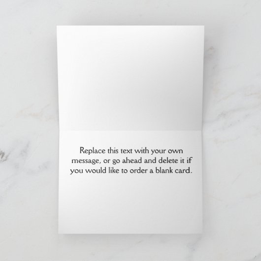 Belle carte d'anniversaire de cerfs (Intérieur)