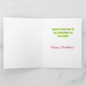 Belle carte d'anniversaire de la Reine noire (Intérieur)