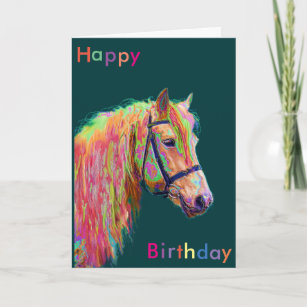 Invitations Faire Part Cartes Poney Heureux Zazzle Be