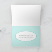 Belle carte d'anniversaire des fleurs de papillons (Intérieur)