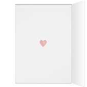 Belle carte d'anniversaire Flamant rose rose (Intérieur (Gauche))