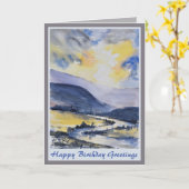 Belle carte d'anniversaire pour les hommes de la m (Fleur jaune)