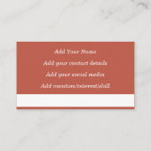 Belle carte d'appel des épines de livres (Dos)