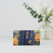 Belle carte d'appel Livre Spines (Bleu) (Debout devant)