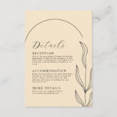 Belle carte de boîtier Détails Mariage (Devant)