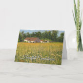 Belle carte de condoléances commémorative de la bé (Devant)
