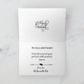 Belle carte de design de Noël en aquarelle (Intérieur)