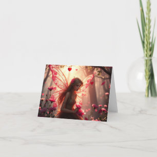 Belle Carte de Fée Romantique Délicate
