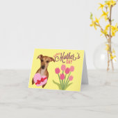 Belle carte de fête des mères florale pour Chiween (Fleur jaune)