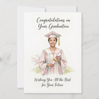 Belle carte de fin d'études